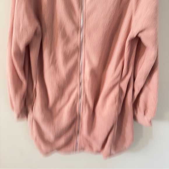 Forgotten Grace Women’s Soft Lightweight 2-Pocket Zip Front Long Sleeve Blush XL - Picture 6 of 8